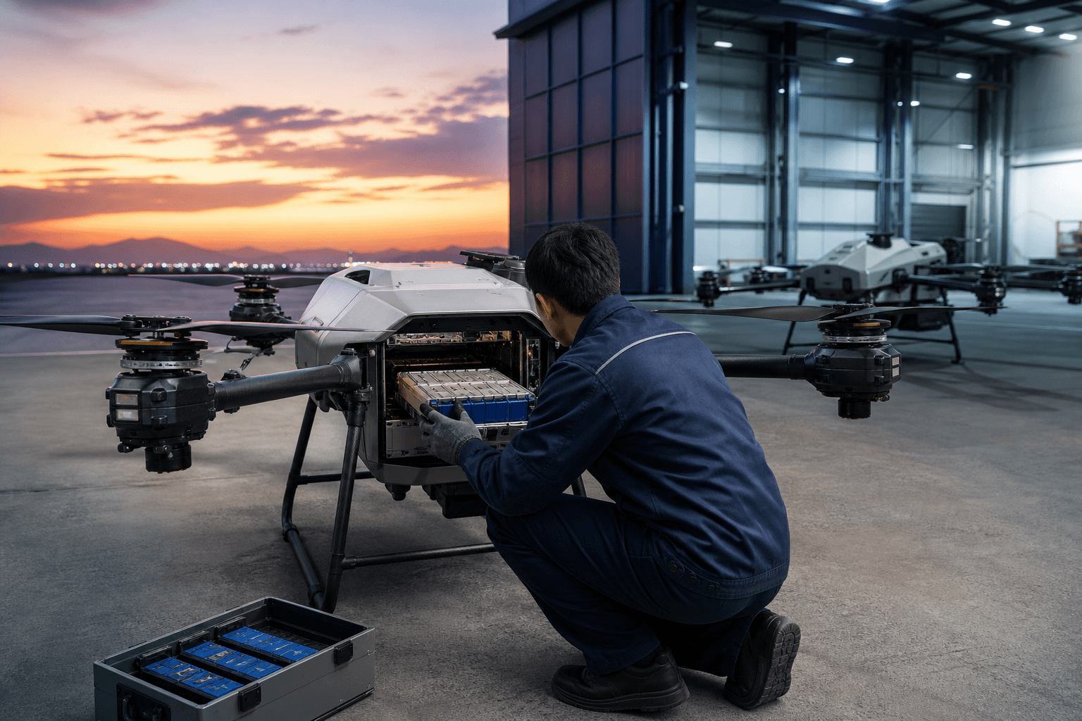 SEA Industrial Drone Logistics